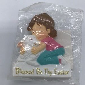 Blessed Be Thy Easter Plastic Holiday Pin Hong Kong